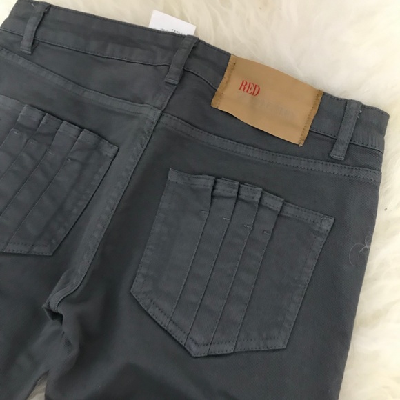 RED VALENTINO Low-Rise Straight-Leg Jeans - Picture 3 of 7